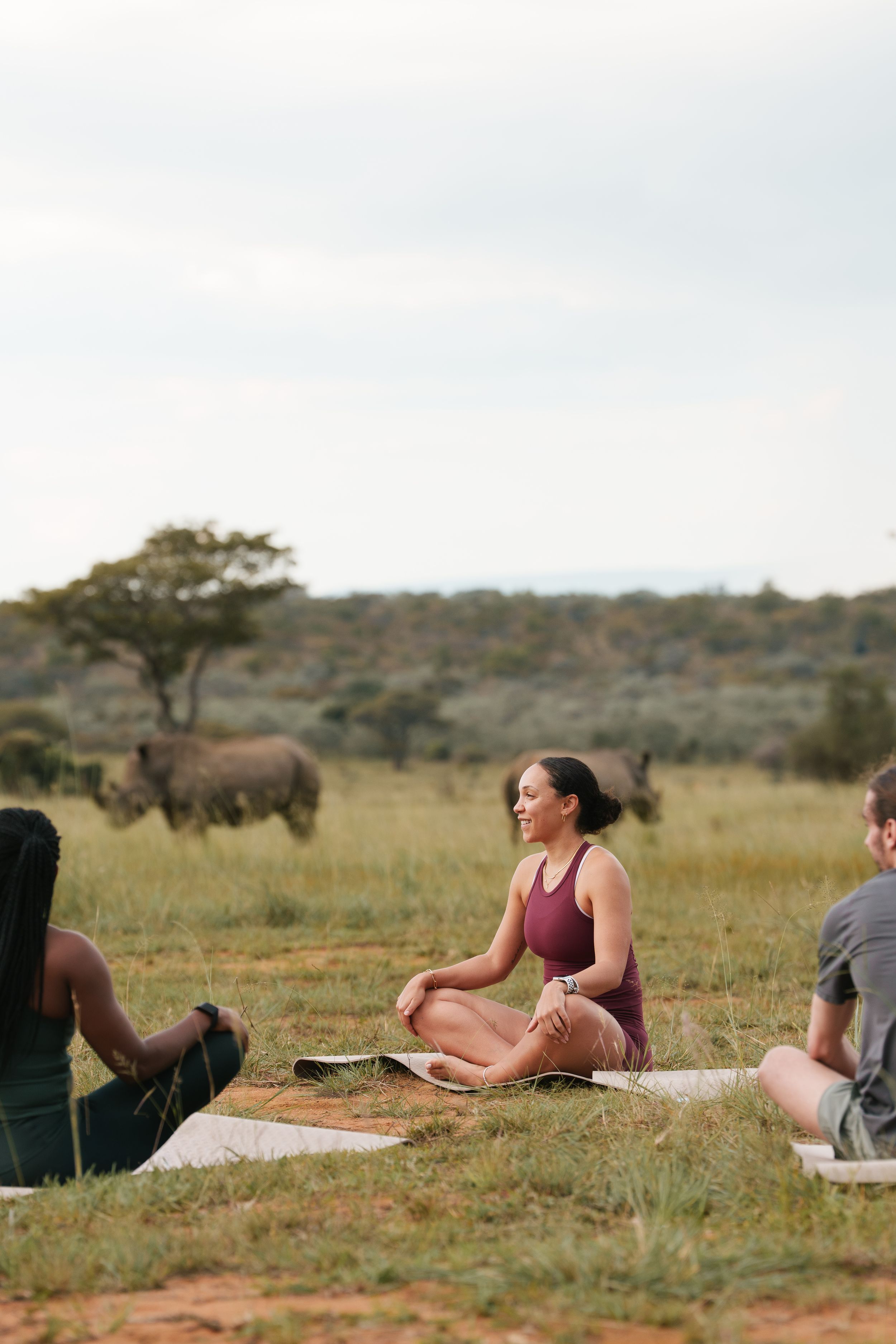 Wellness and fitness retreat photography