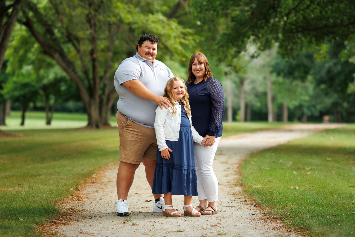 Family pictures in Sullivan, Illinois.