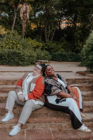 Engagement photoshoot in Barcelona with beautiful views