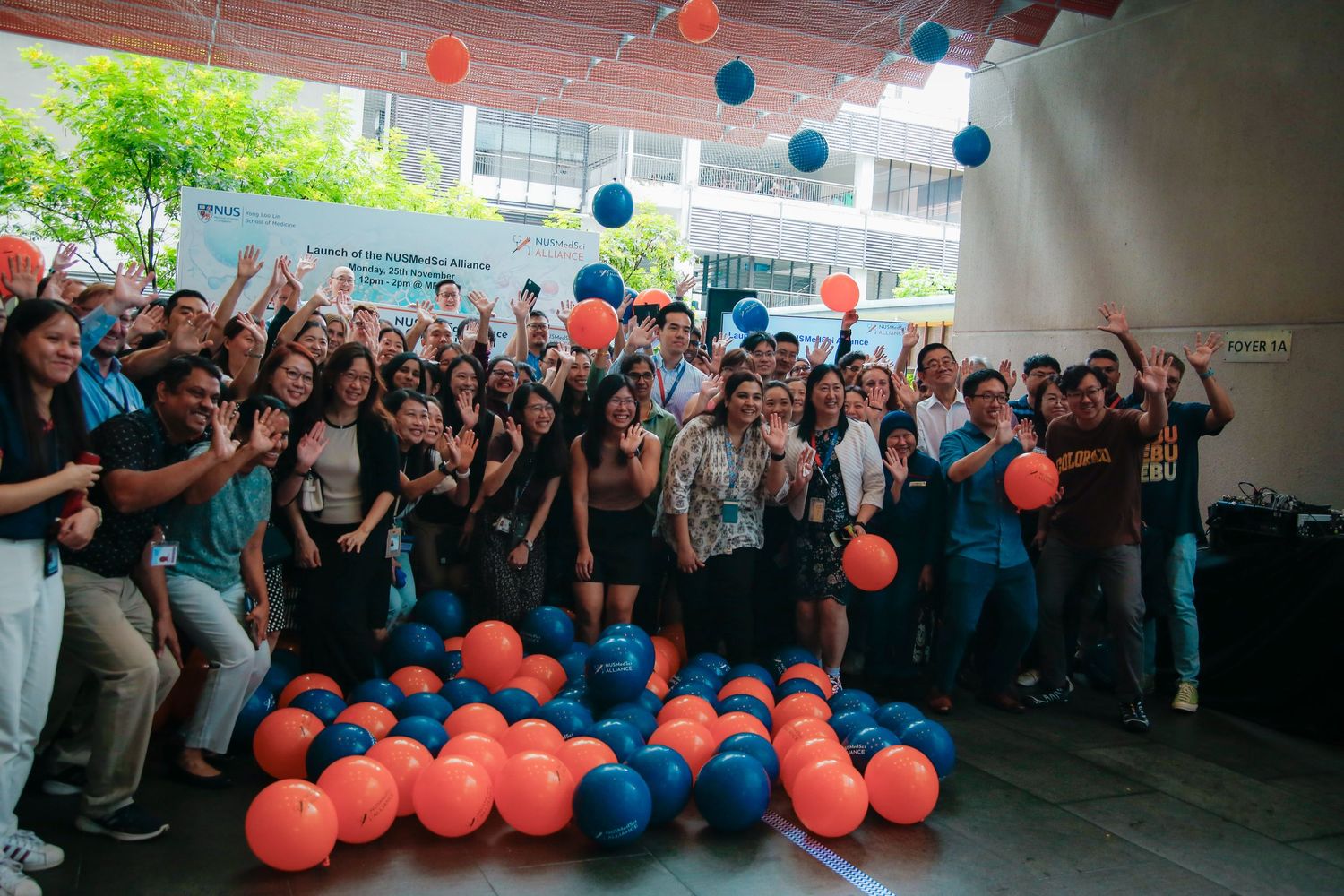 event photoshoot for NUS Medsci alliance opening ceremony in singapore