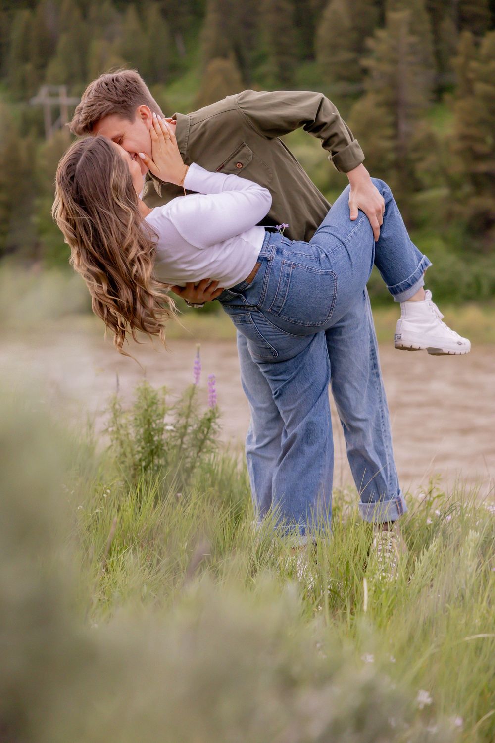 Destination Photographer - Jackson Hole, Wyoming Hot Springs Engagement Session