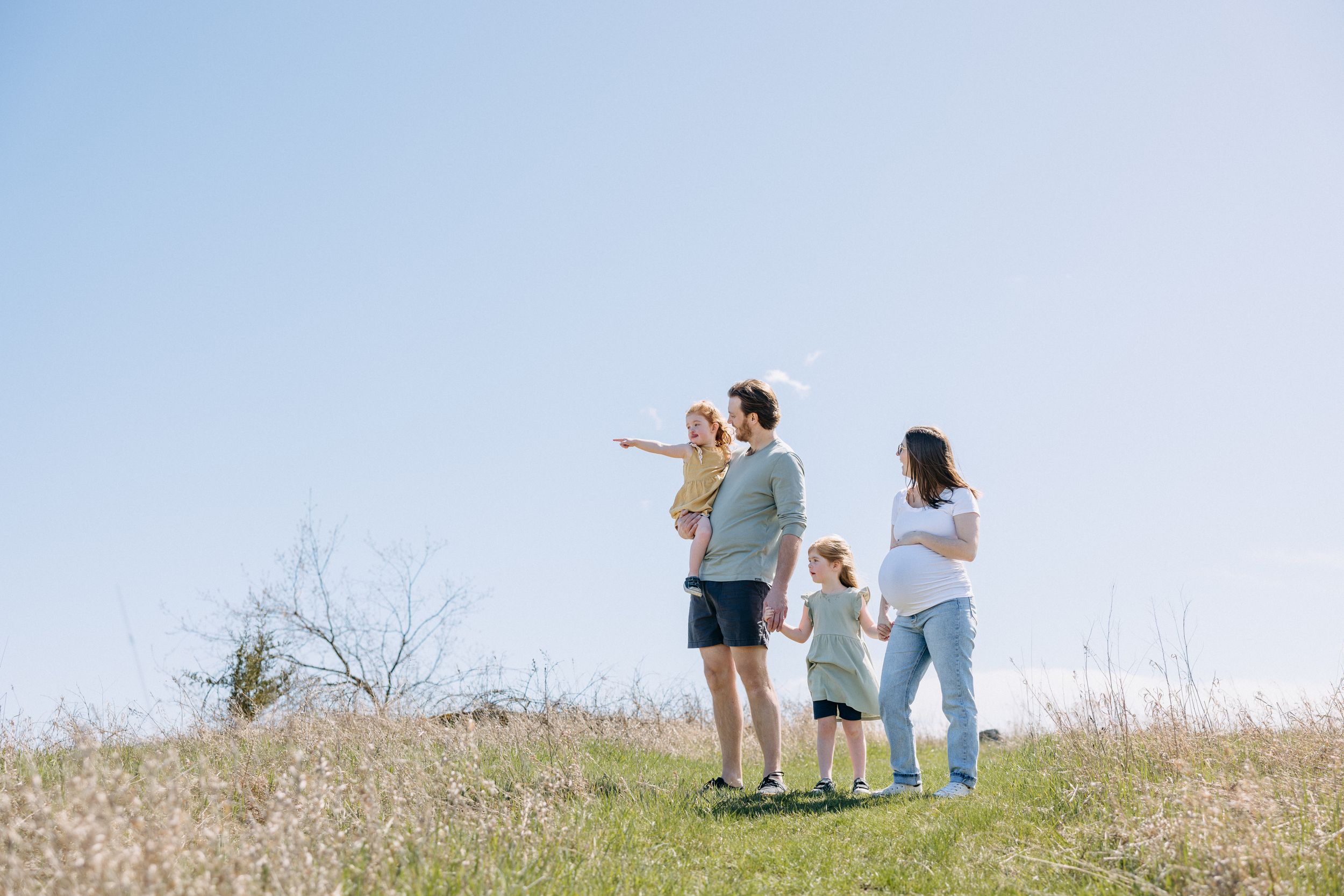 Maternity Session, Stirling, Ontario, Prince Edward County Photographer, Family Session, Family of four