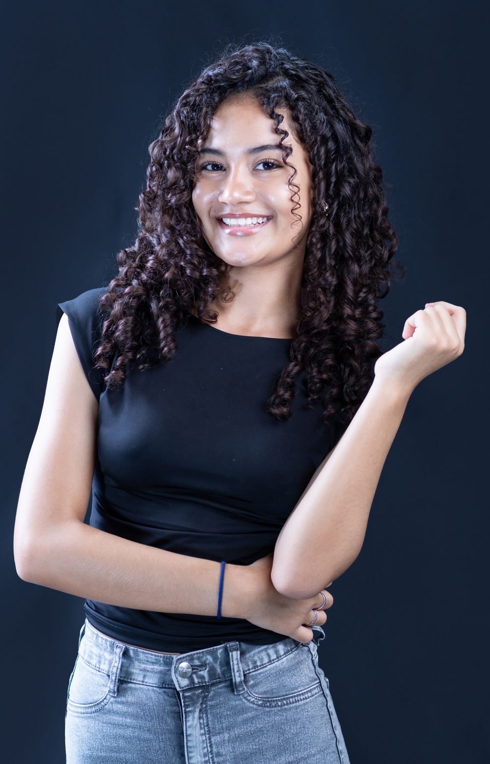 Fotografia de moda en estudio fotografico.