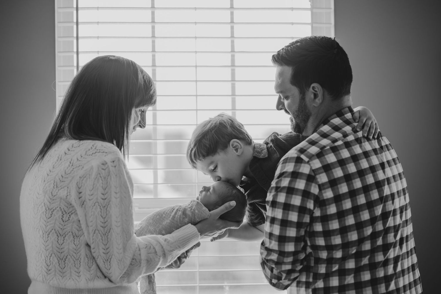 Lifestyle newborn session in Westfield, Indiana