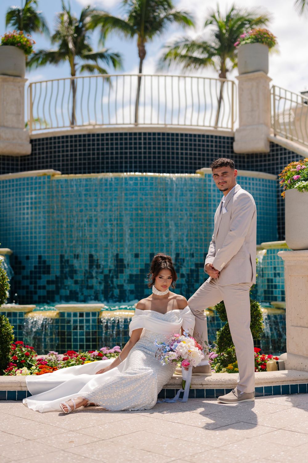 Naples, FL Elopement small wedding bridal beach photographer