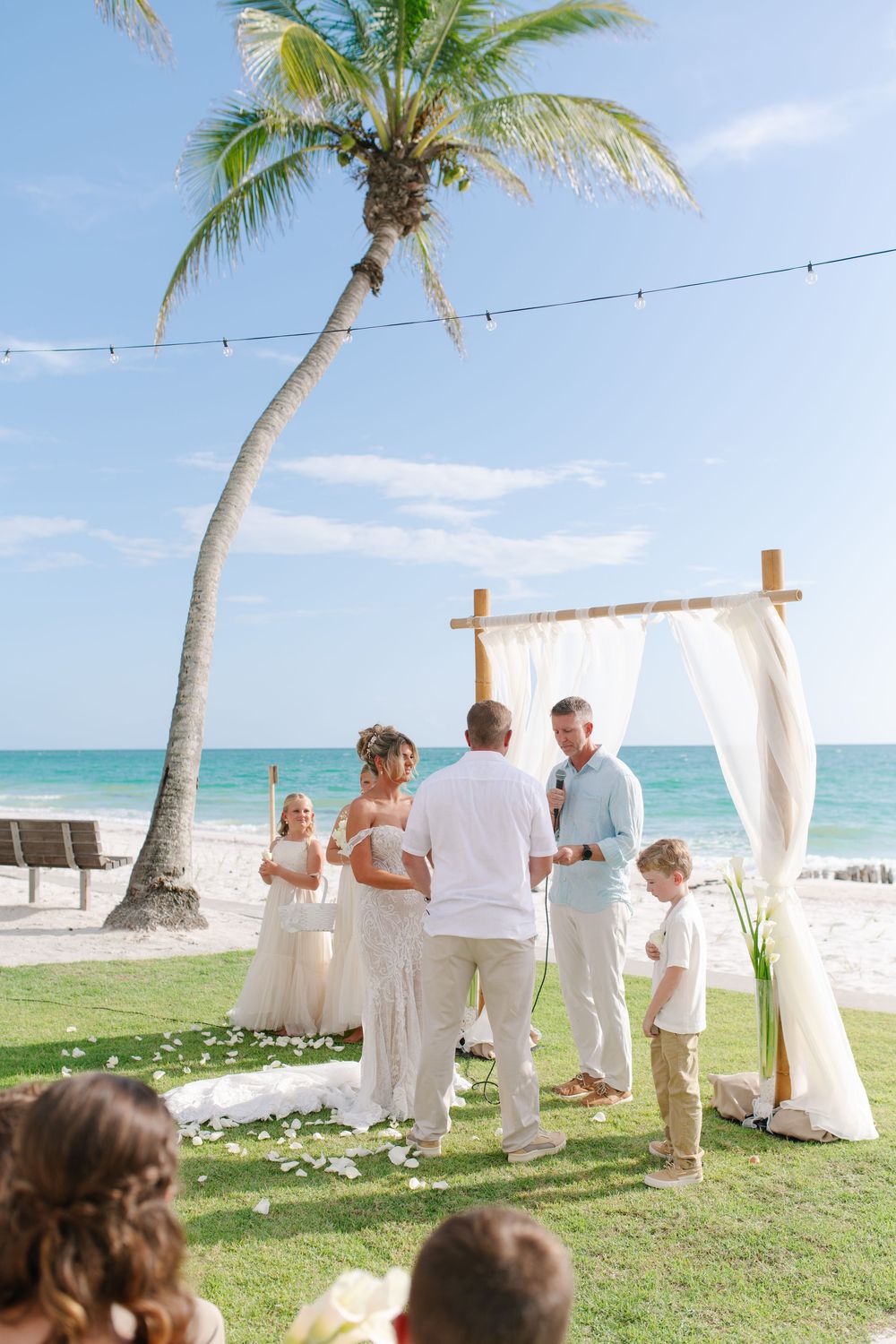 Naples, FL Elopement small wedding beach photographer