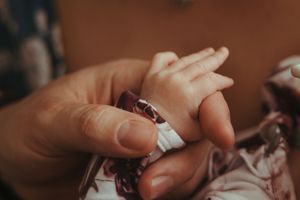 in home newborn session michigan photographer