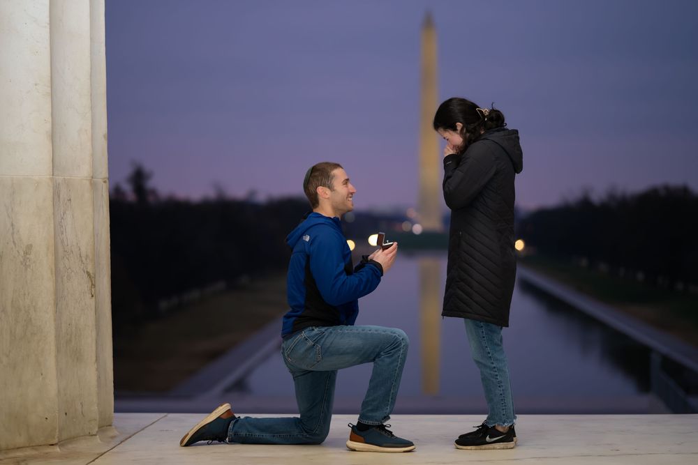 Washington DC Surprise Proposal Photographer