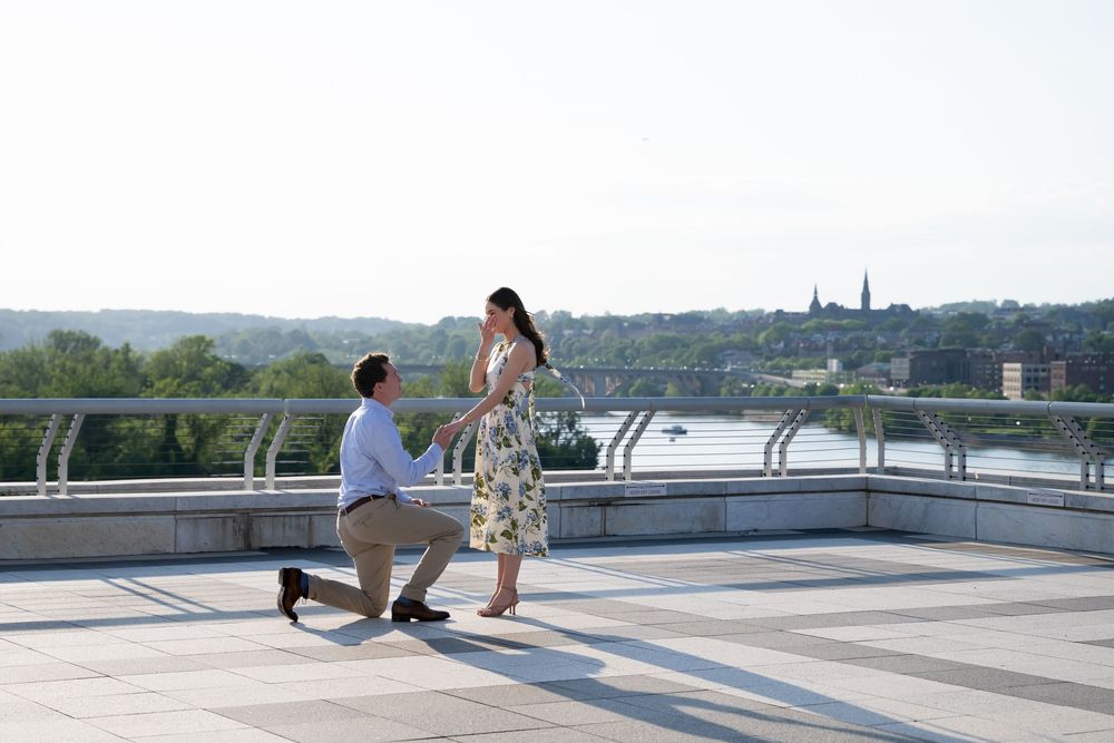Washington DC Surprise Proposal Photographer Kennedy Center