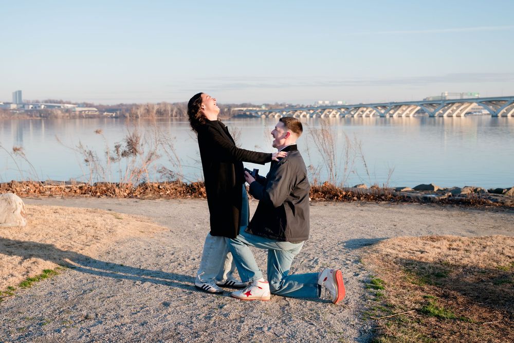 Old Town Alexandria Surprise Proposal Photographer