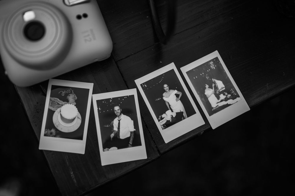 Wedding Polaroids by Kitsap County Wedding and Portrait Photographer
