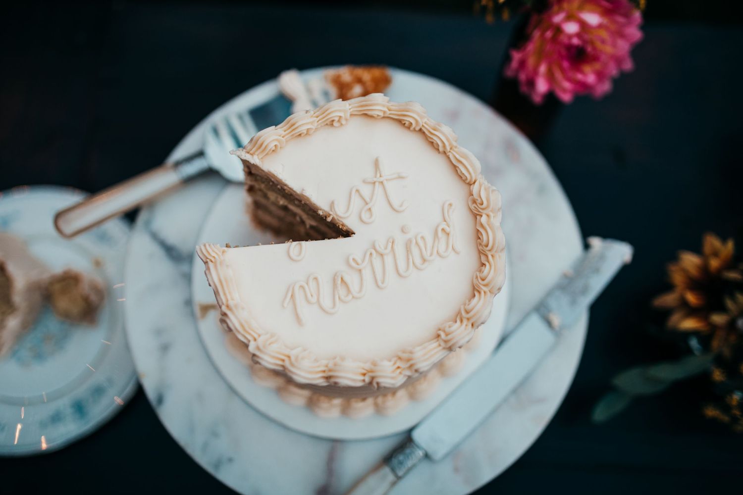 Wedding Cake by Kitsap County Wedding and Portrait Photographer