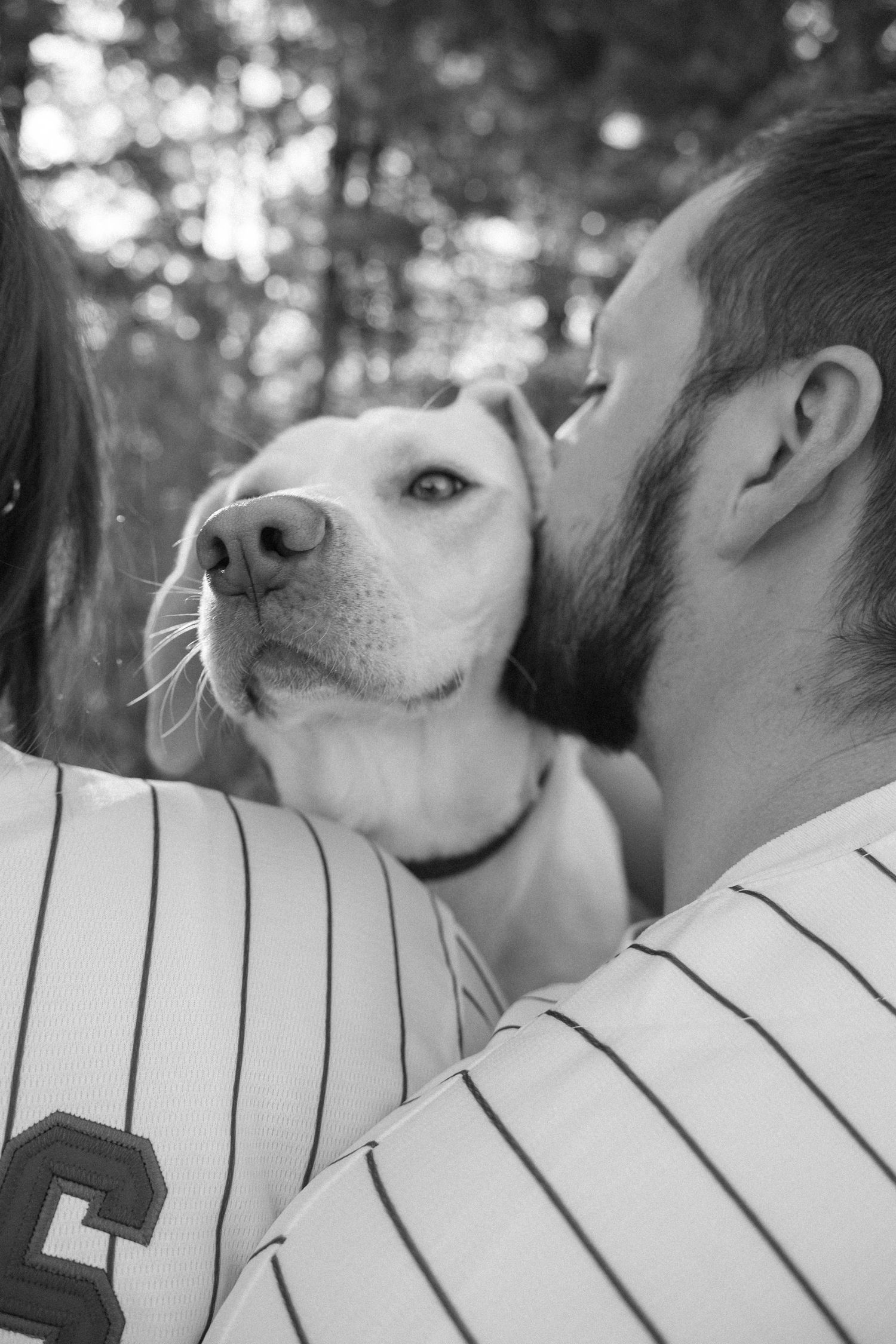 Outdoor golden hour spring engagement session in Normal, Illinois