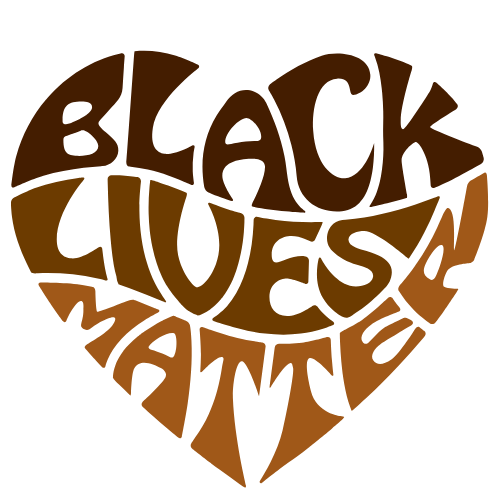 Brown circular text designs arranged in a decorative pattern.