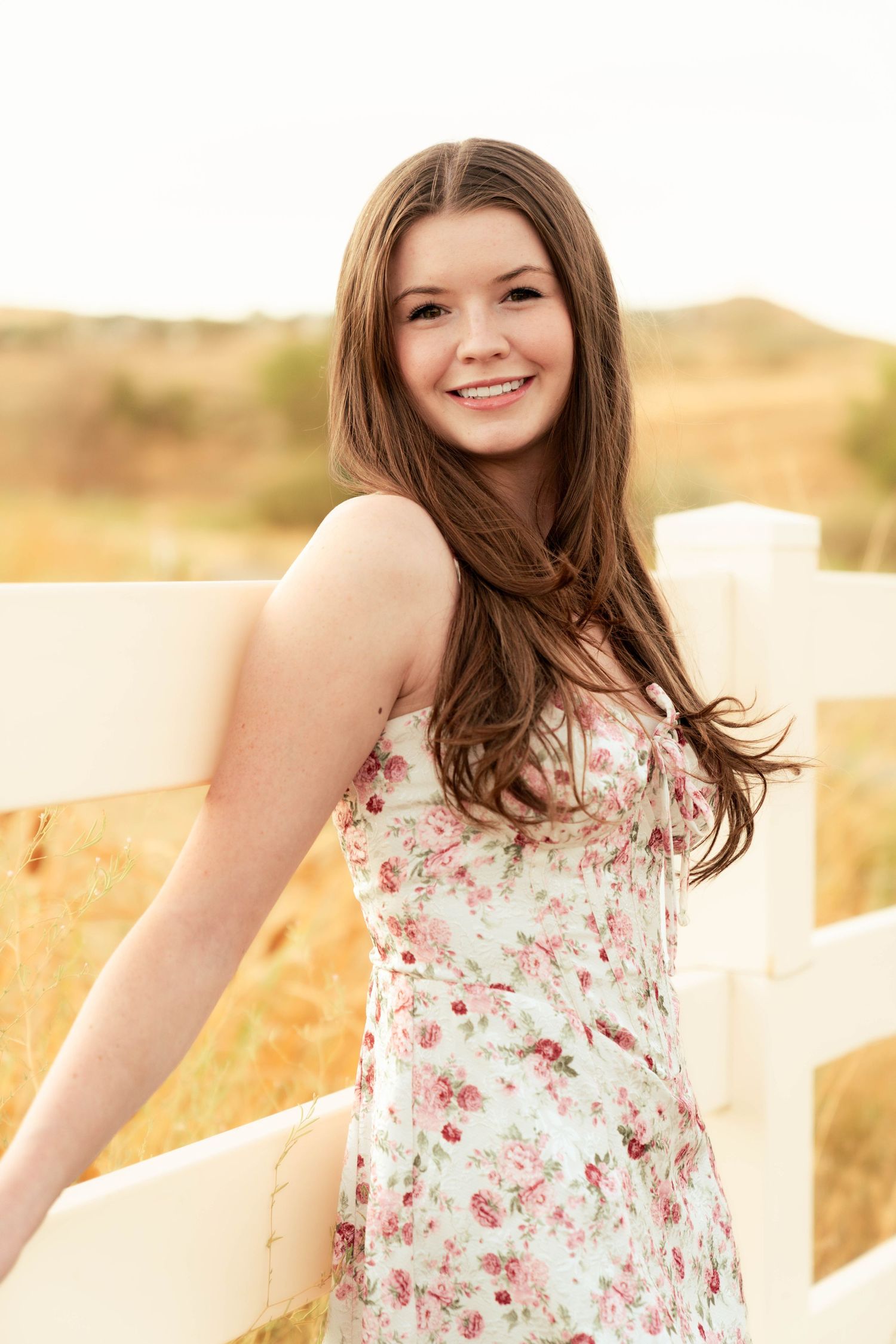 Senior photos taken at Rancho San Rafeal Park in Reno, Nevada