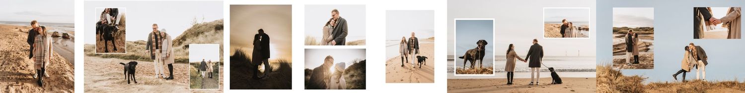 Ellen & Fegus's pre wedding photoshoot at Balmedie Beach