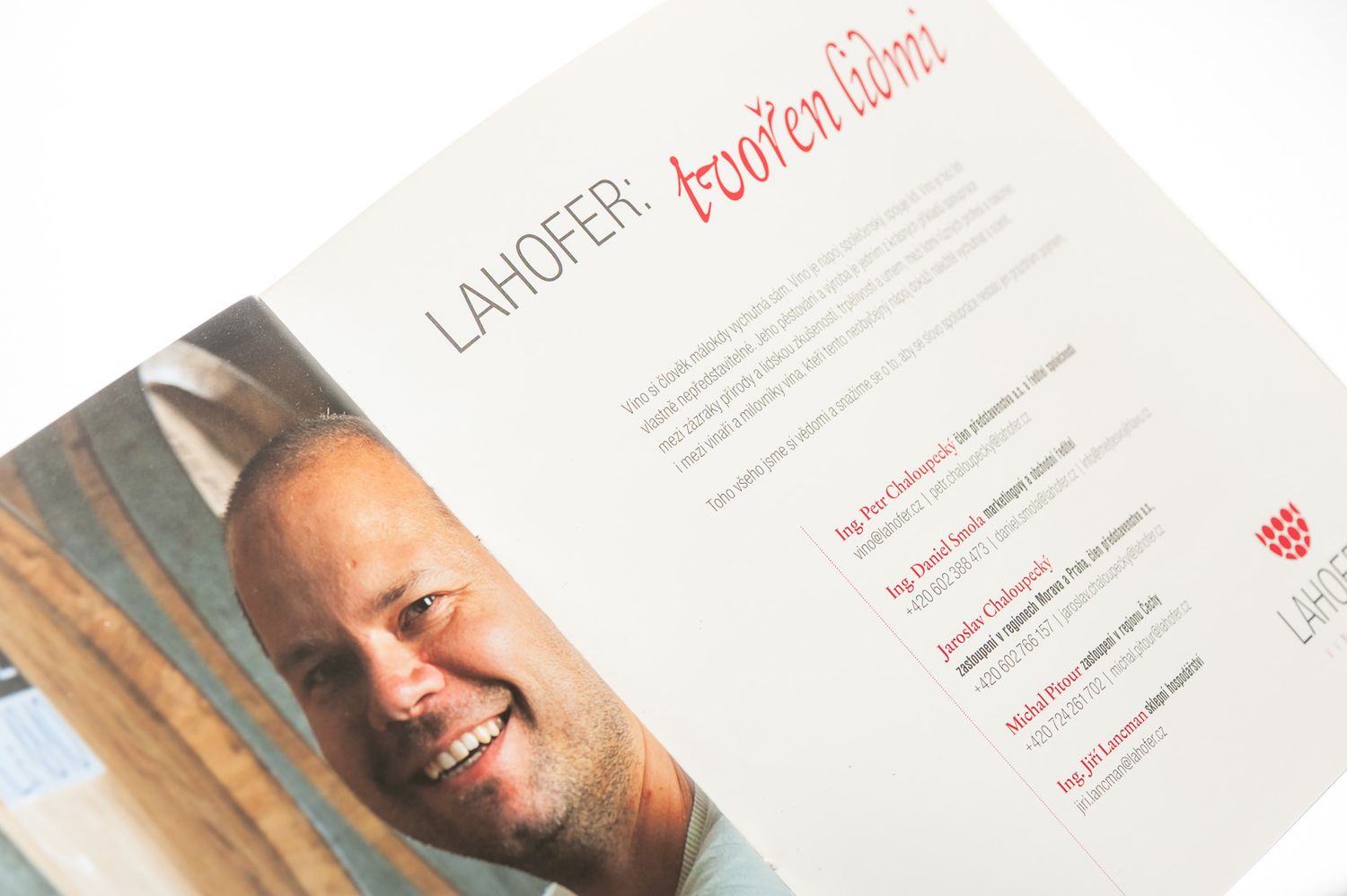 fotografie michal schneider foto photo photography grafika kniha sazba tisk tiskarna cena ceník lahofer vinařství