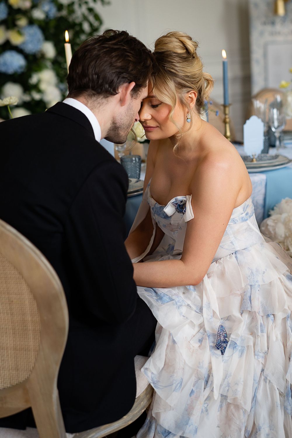 flowers wedding dress