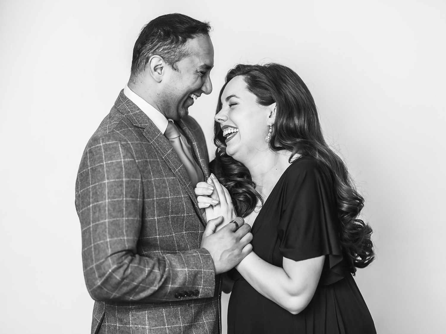 Black and white family photography in Toronto.