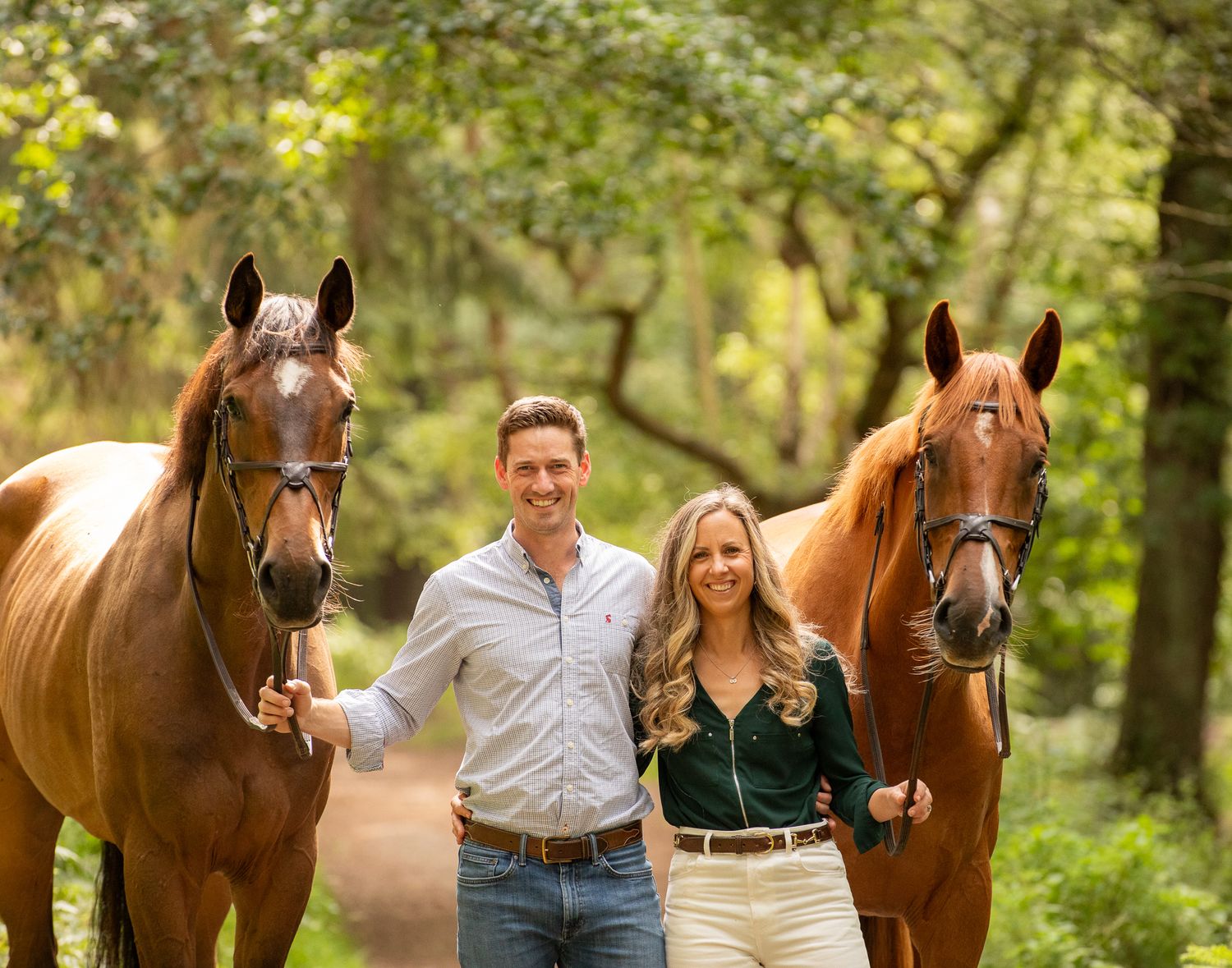 A series of seven photos showing a white horse and rider interacting at a wooden fence in an outdoor setting.