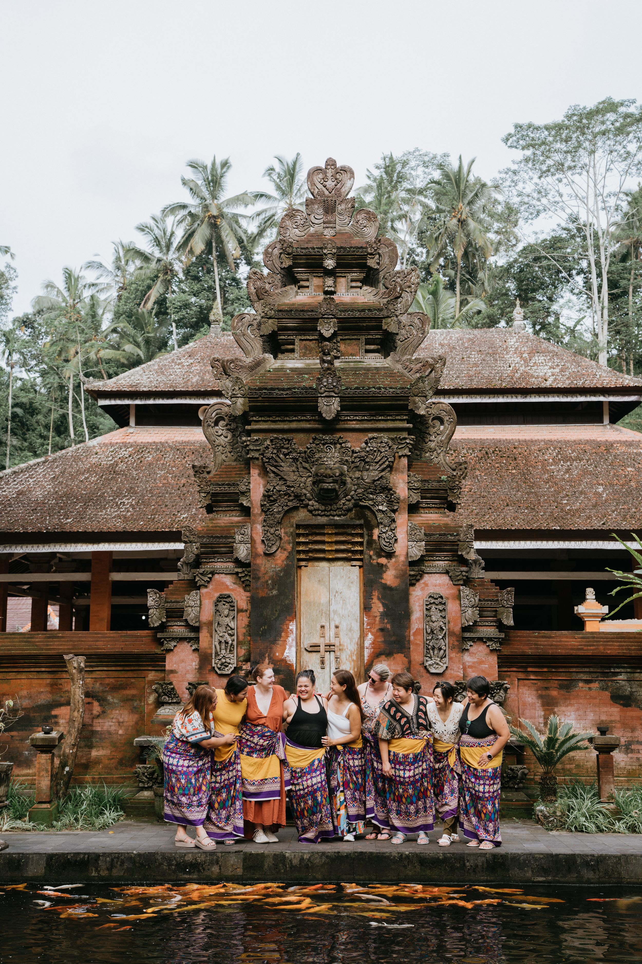 Group retreat photography at Ubud Bali.