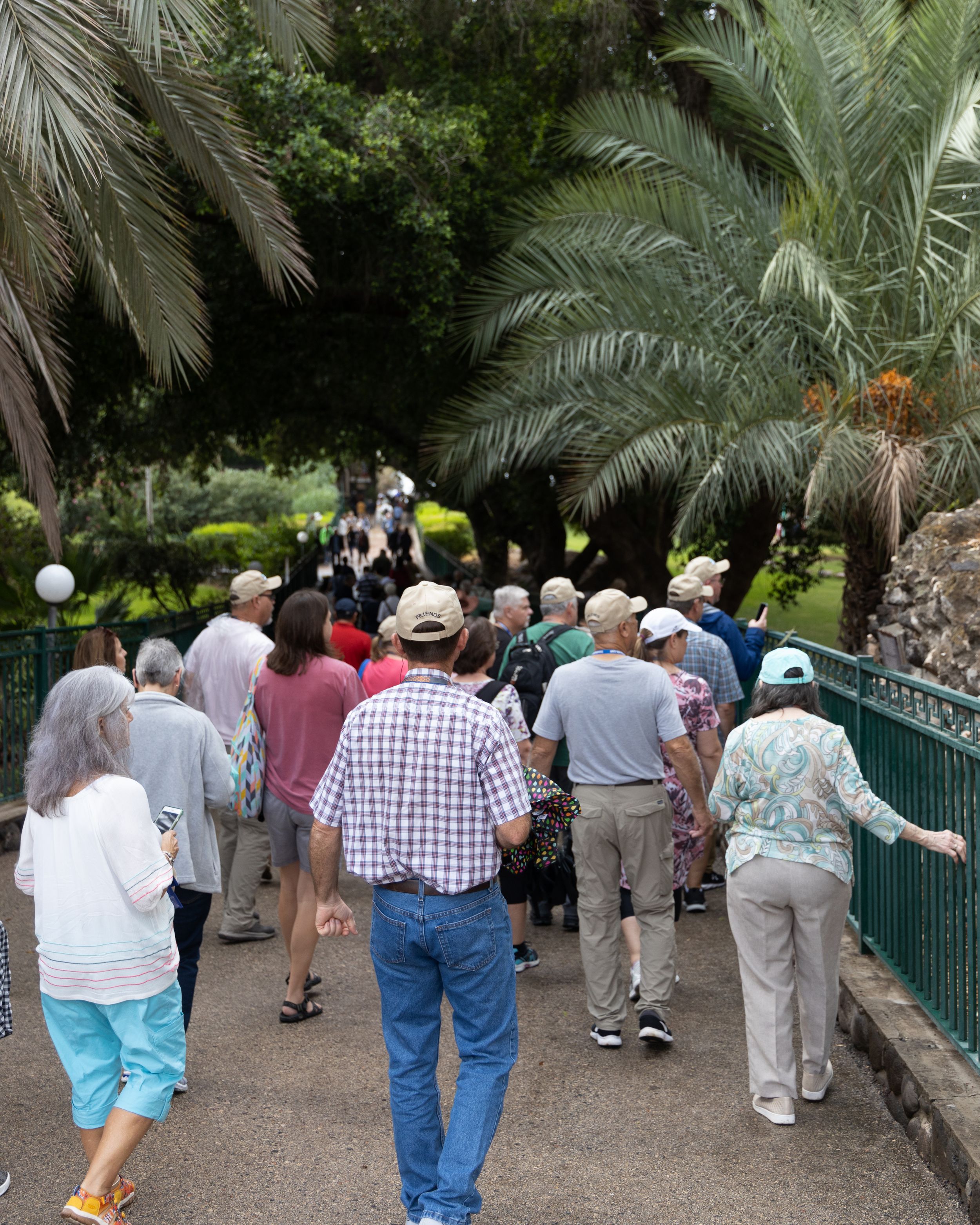 Photo of tourist group in Israel