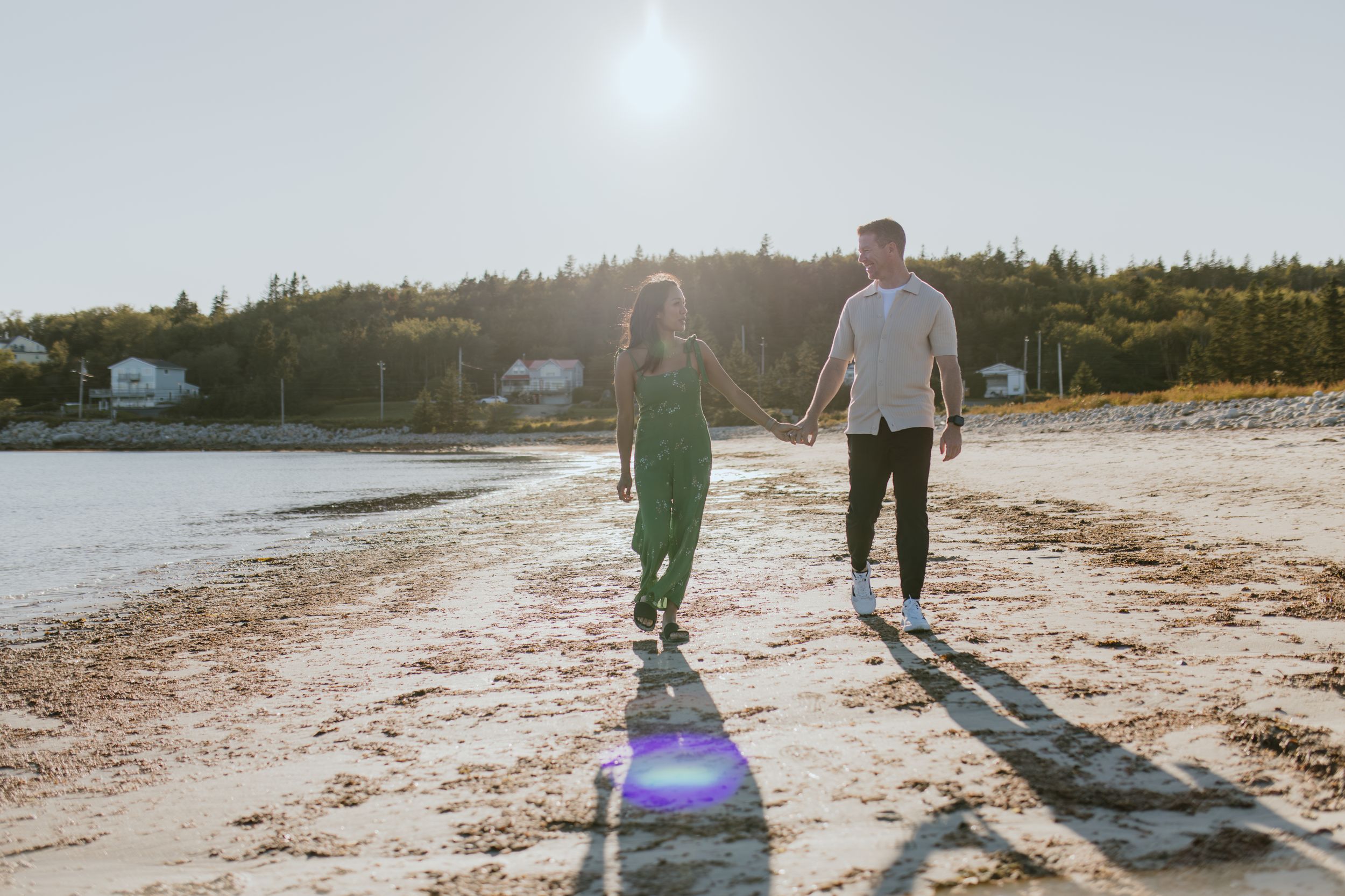 Sunset Beach Engagement Session, Halifax Nova Scotia, Halifax Photographer, Engagement Photographer, Elopement Photographer, Engagement