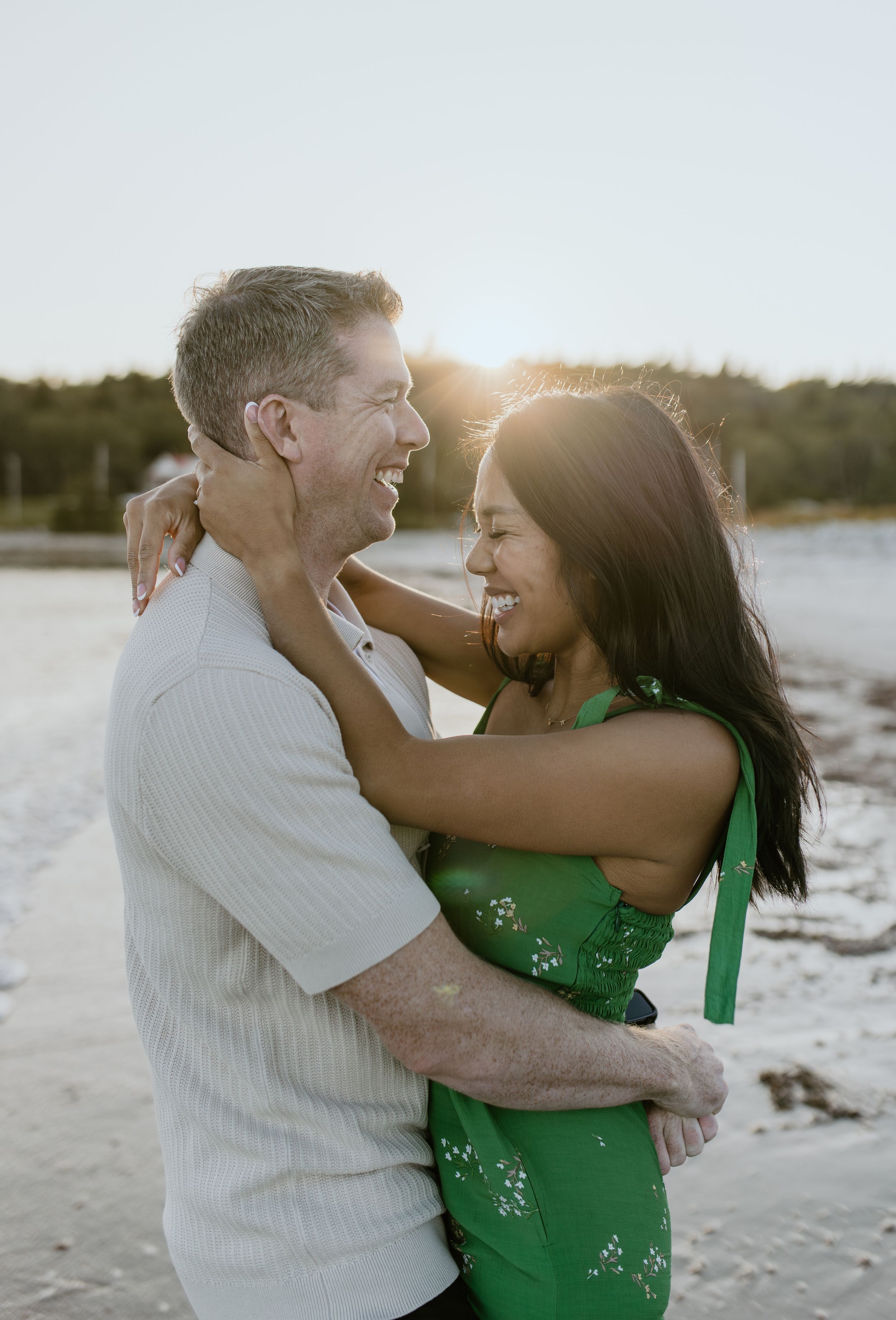 Sunset Beach Engagement Session, Halifax Nova Scotia, Halifax Photographer, Engagement Photographer, Elopement Photographer, Engagement