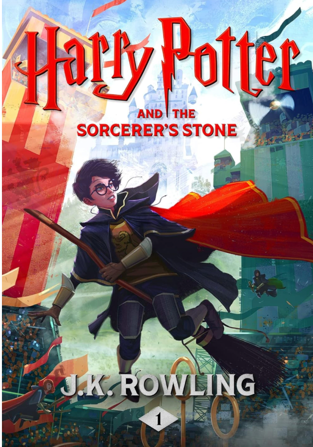 The Harry Potter series is a great plot series that grows with your child.