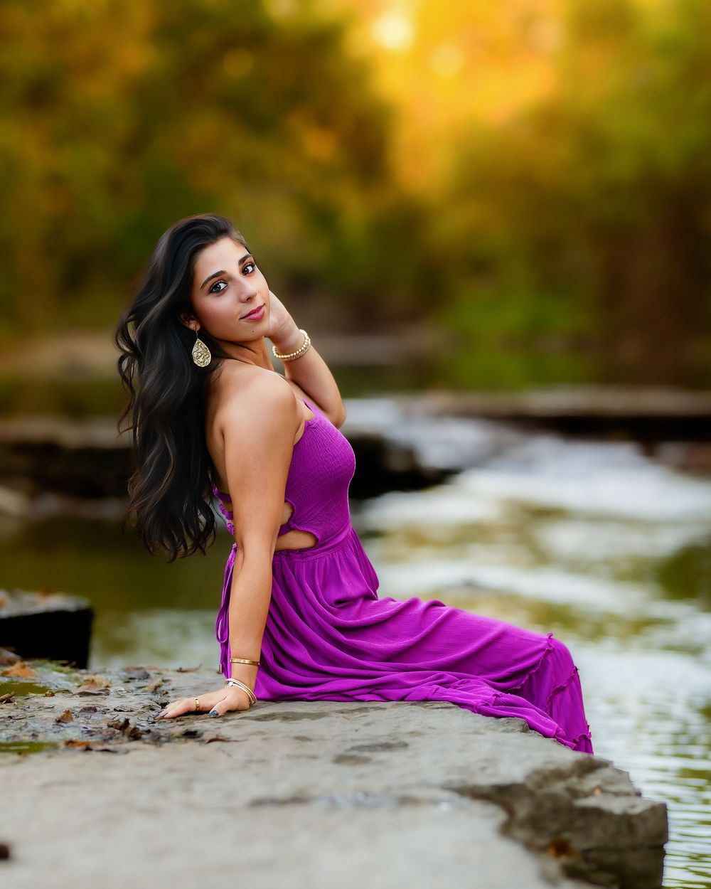 Kansas City senior portrait session setting by Jen Welker Photographer