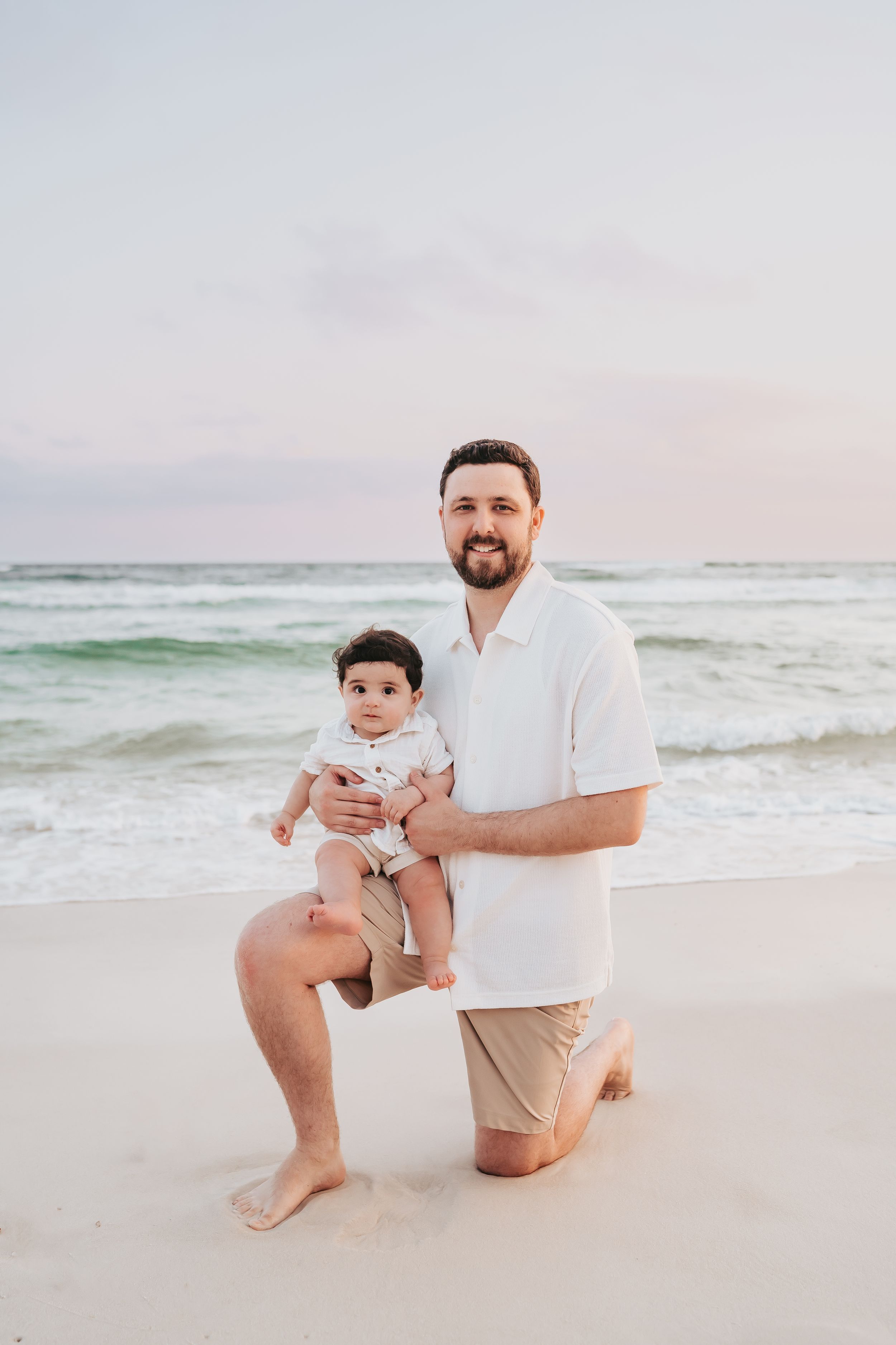 Family Sunset Beach Photo Session Seacrest Beach 30A Florida