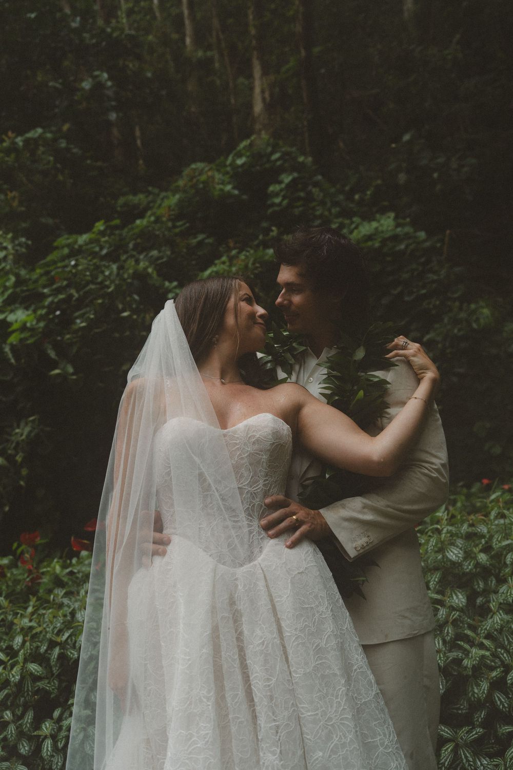 Kauai Waterfall elopement