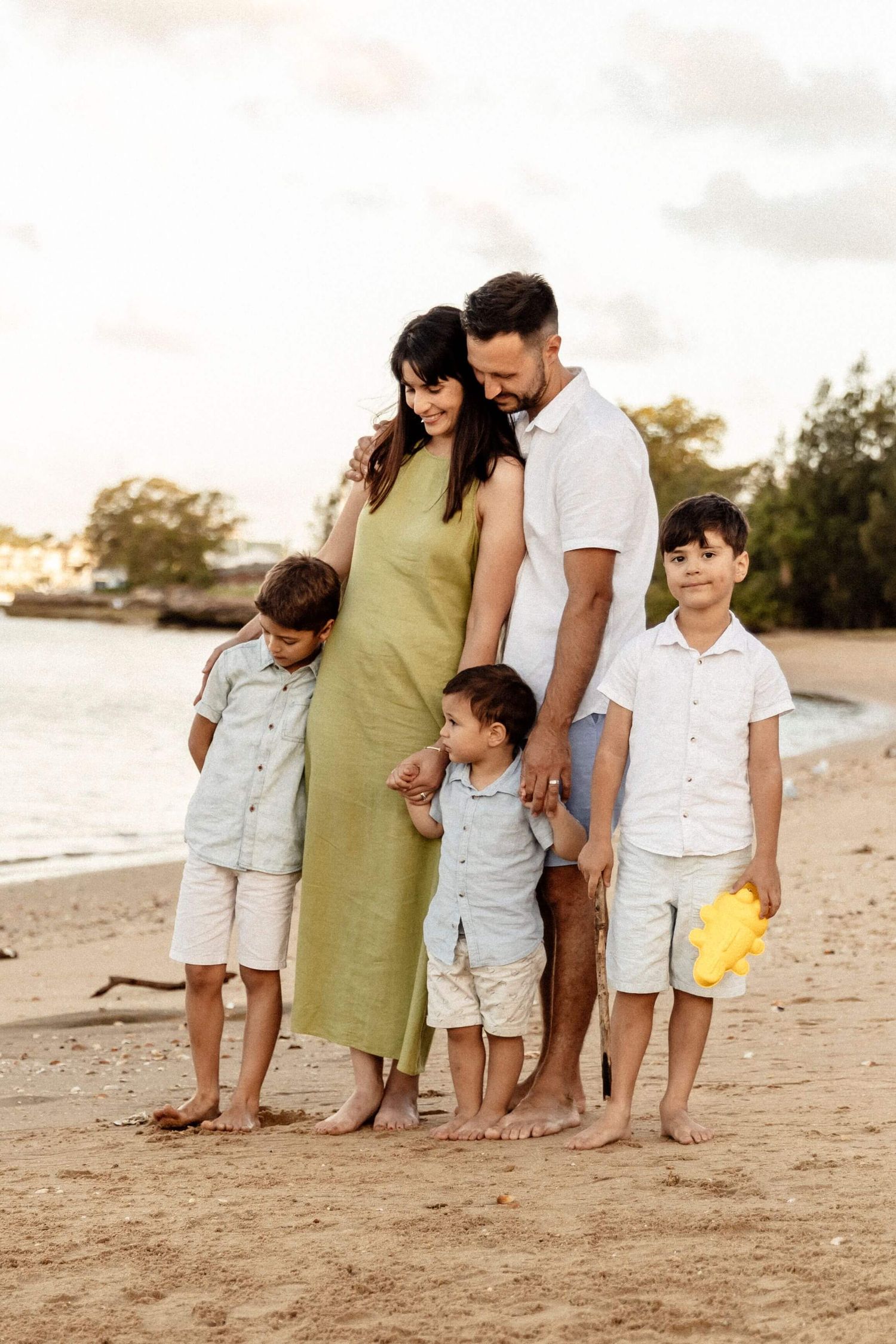 Sydney family photography with three boys