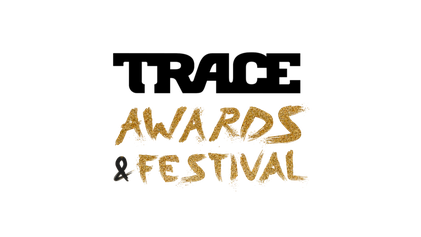 Gold glittery text reading 'AWARDS & FESTIVAL' on a black background.