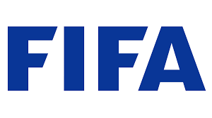 The FIFA logo in bold blue letters on a white background.