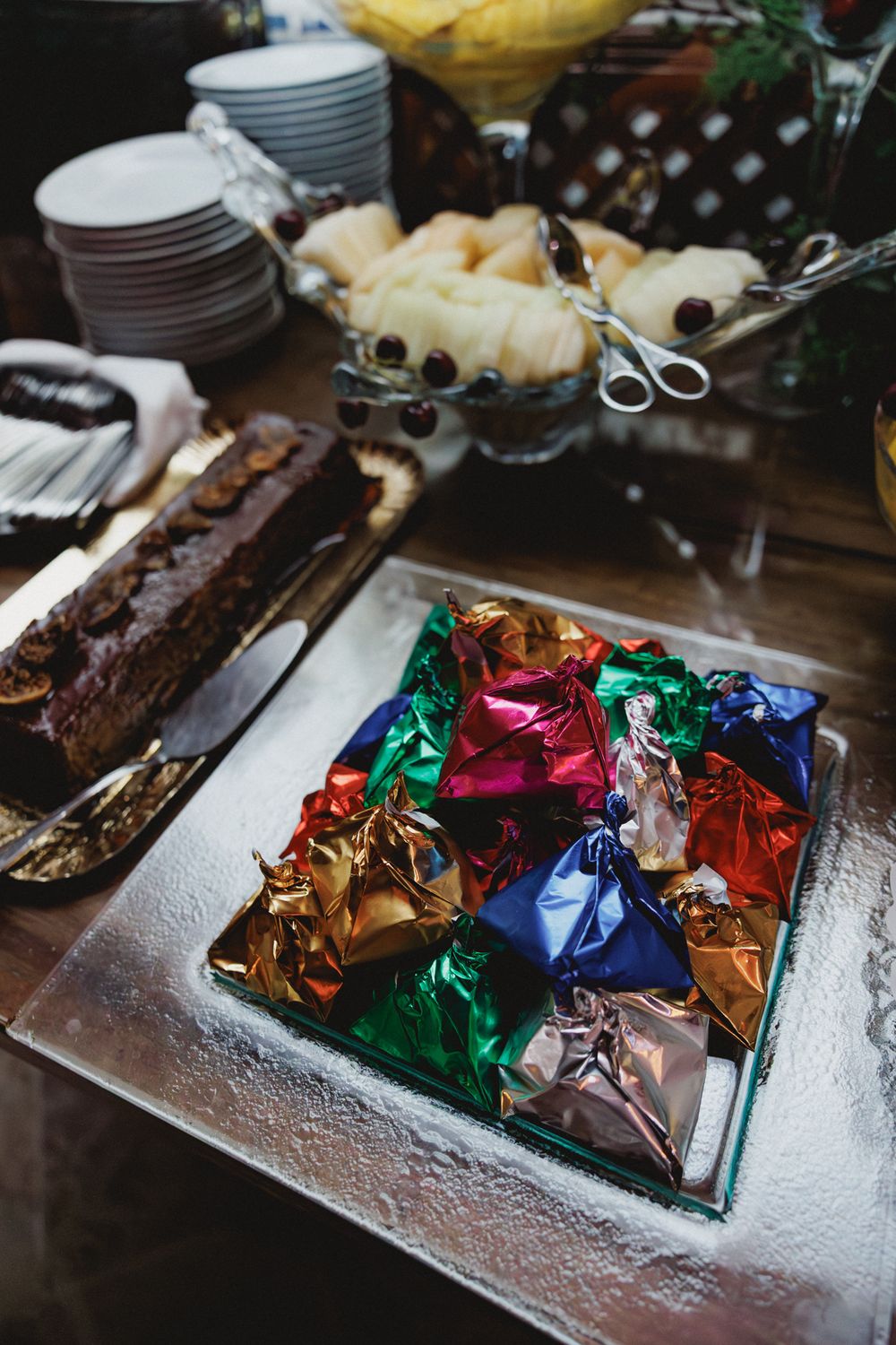 traditional portuguese dessert in a wedding in lisbon
