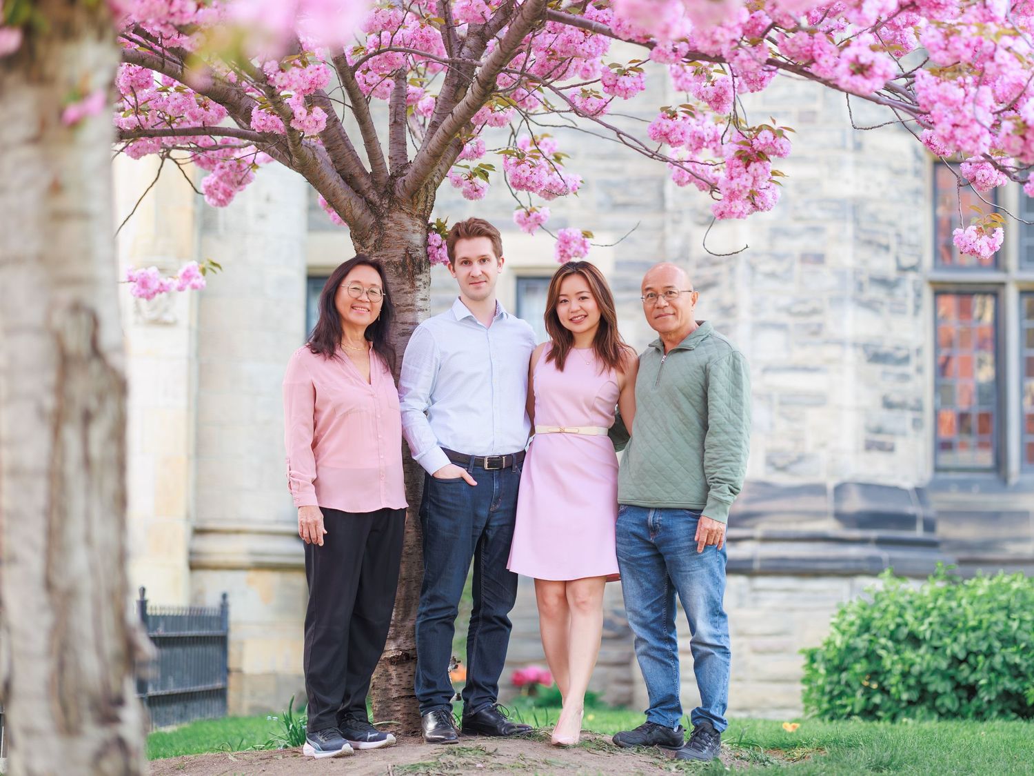 Cherry Blossoms portrait session in Toronto.