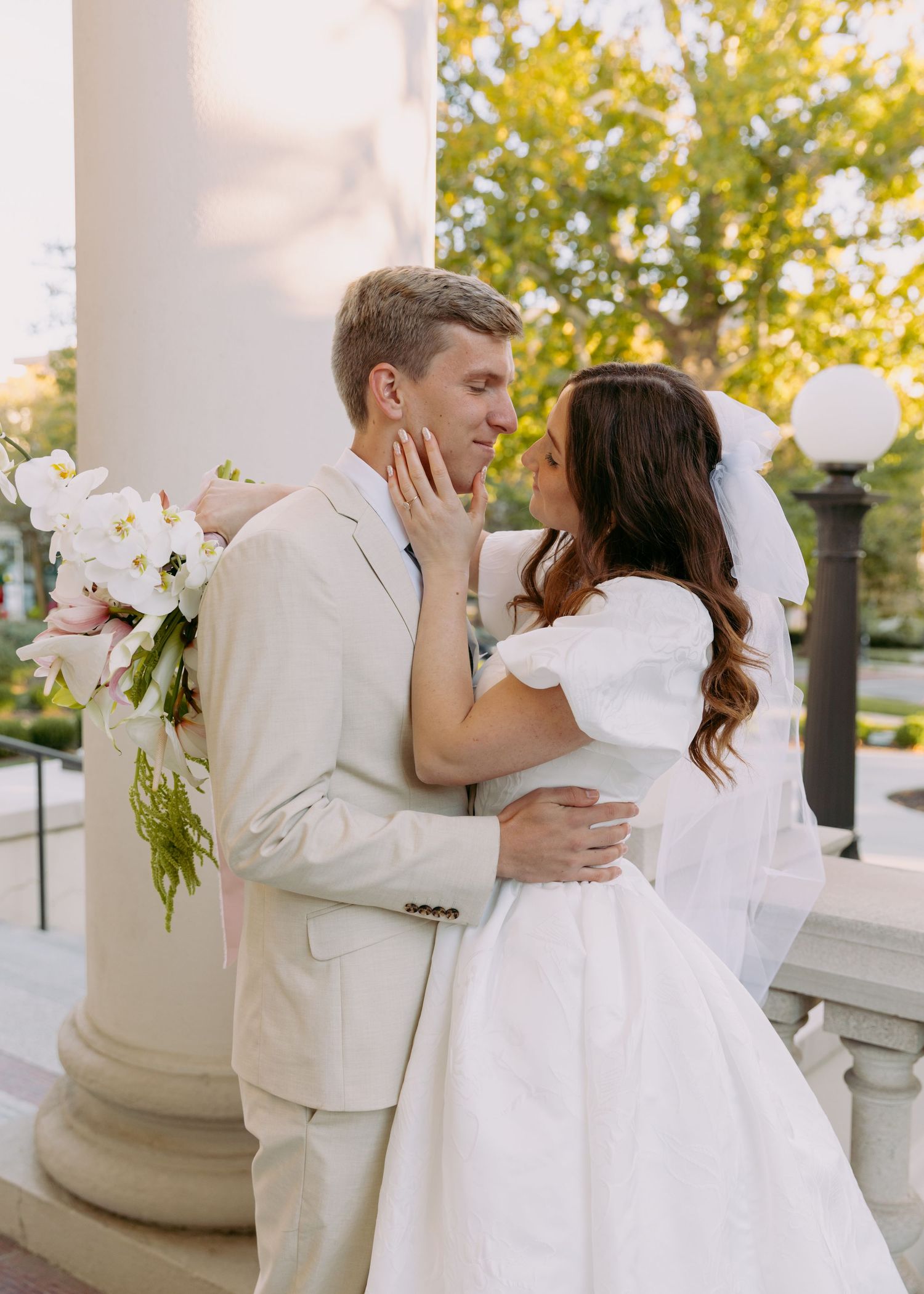 Utah wedding photographer capturing Utah Classy Building Bridals