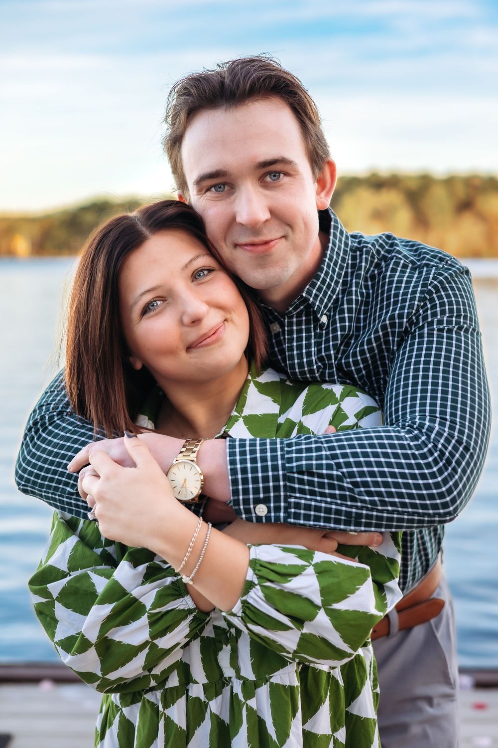 Athens Georgia photographer capturing proposal at Ritz-Carlton Reynolds Lake Oconee