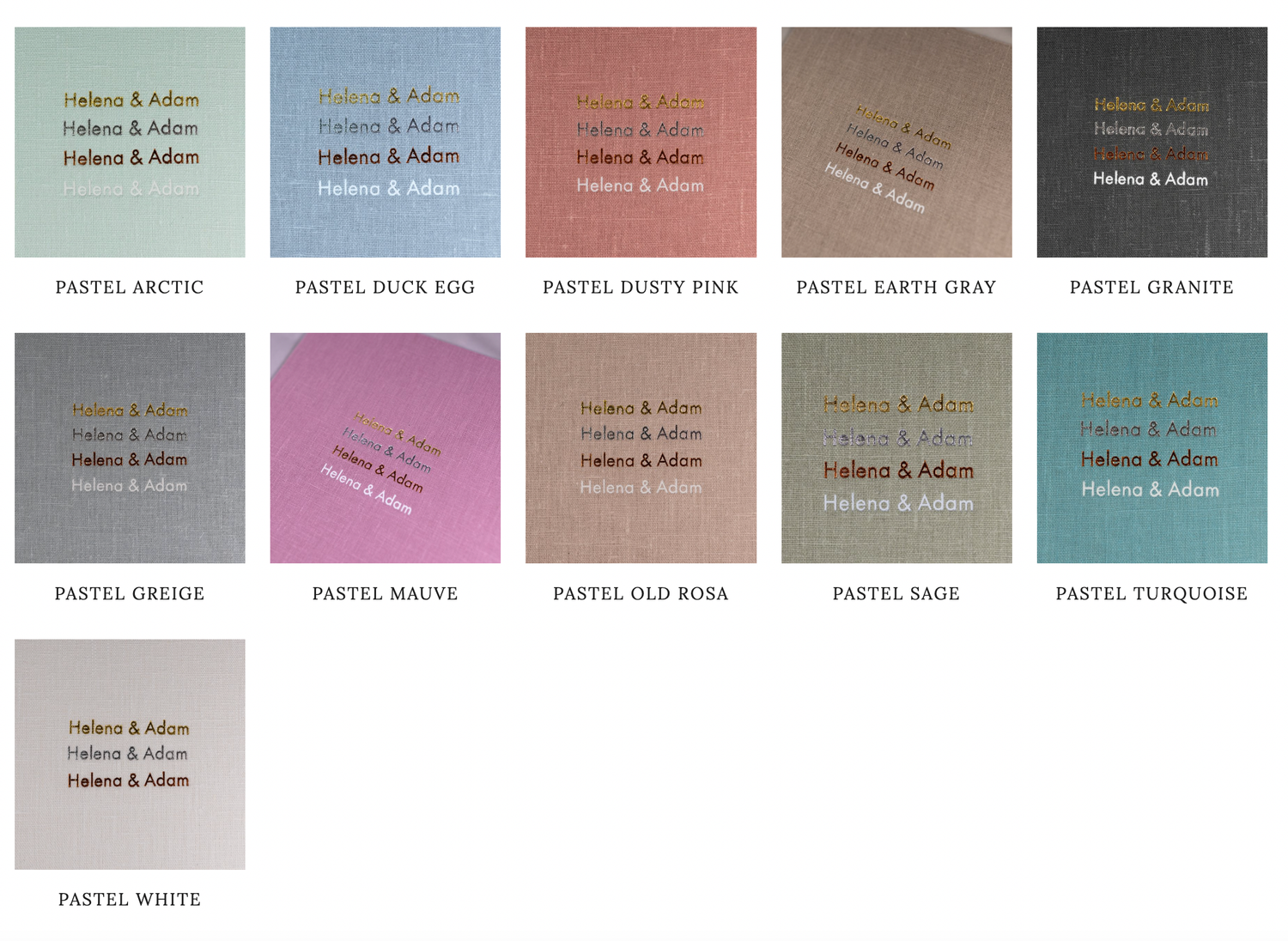 A collection of pastel-colored book spines arranged in a horizontal row showing various titles and authors.