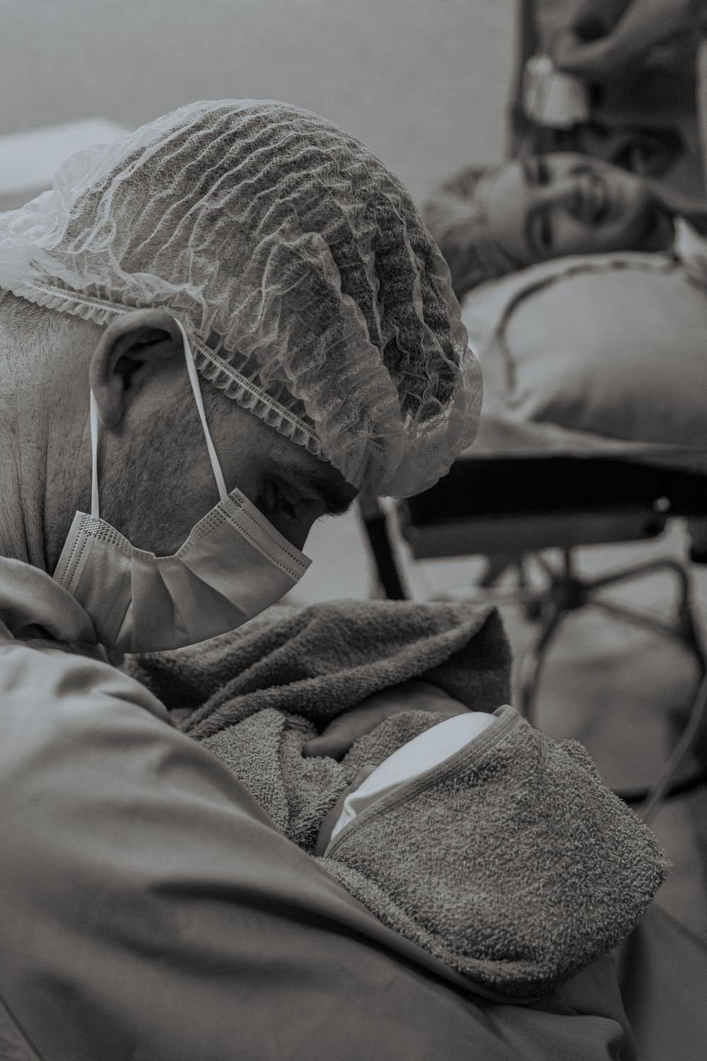 Emotional birth photography in Johannesburg showing skin-to-skin contact, newborn bonding, and the power of childbirth.