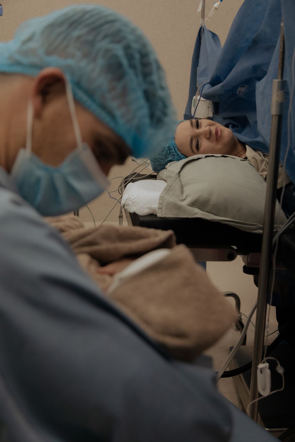 Emotional birth photography in Johannesburg showing skin-to-skin contact, newborn bonding, and the power of childbirth.