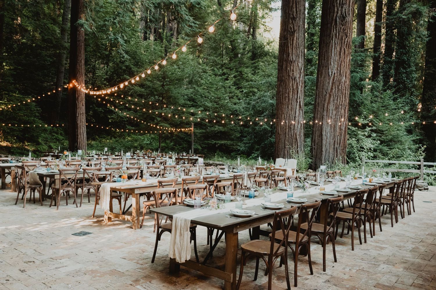 wedding reception at waterfall lodge