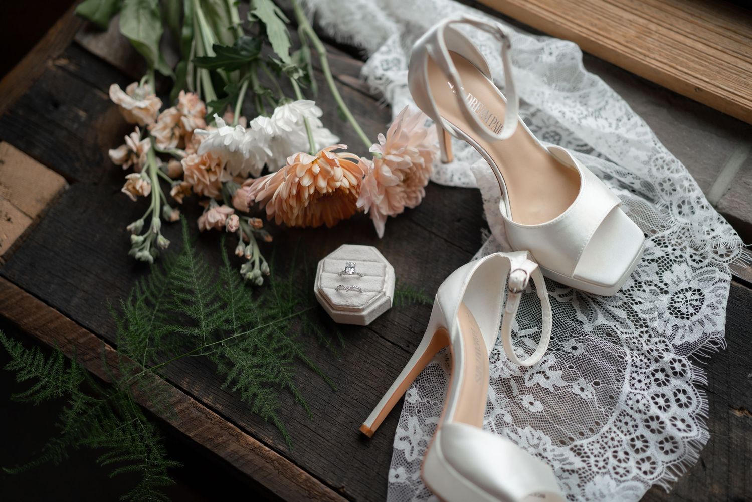 Wedding flat lay