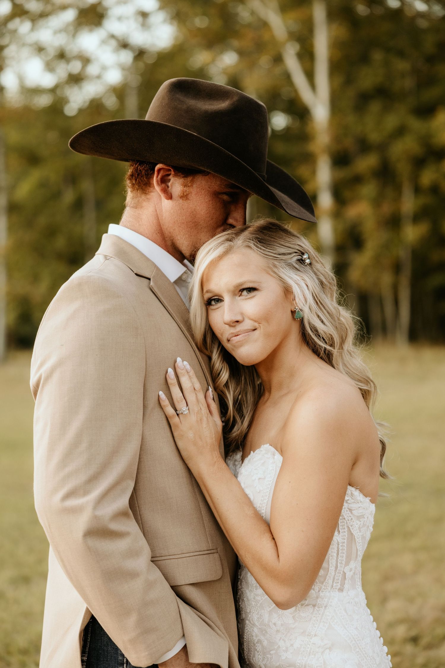 Photograph of portraits at a wedding in Senoia, Georgia