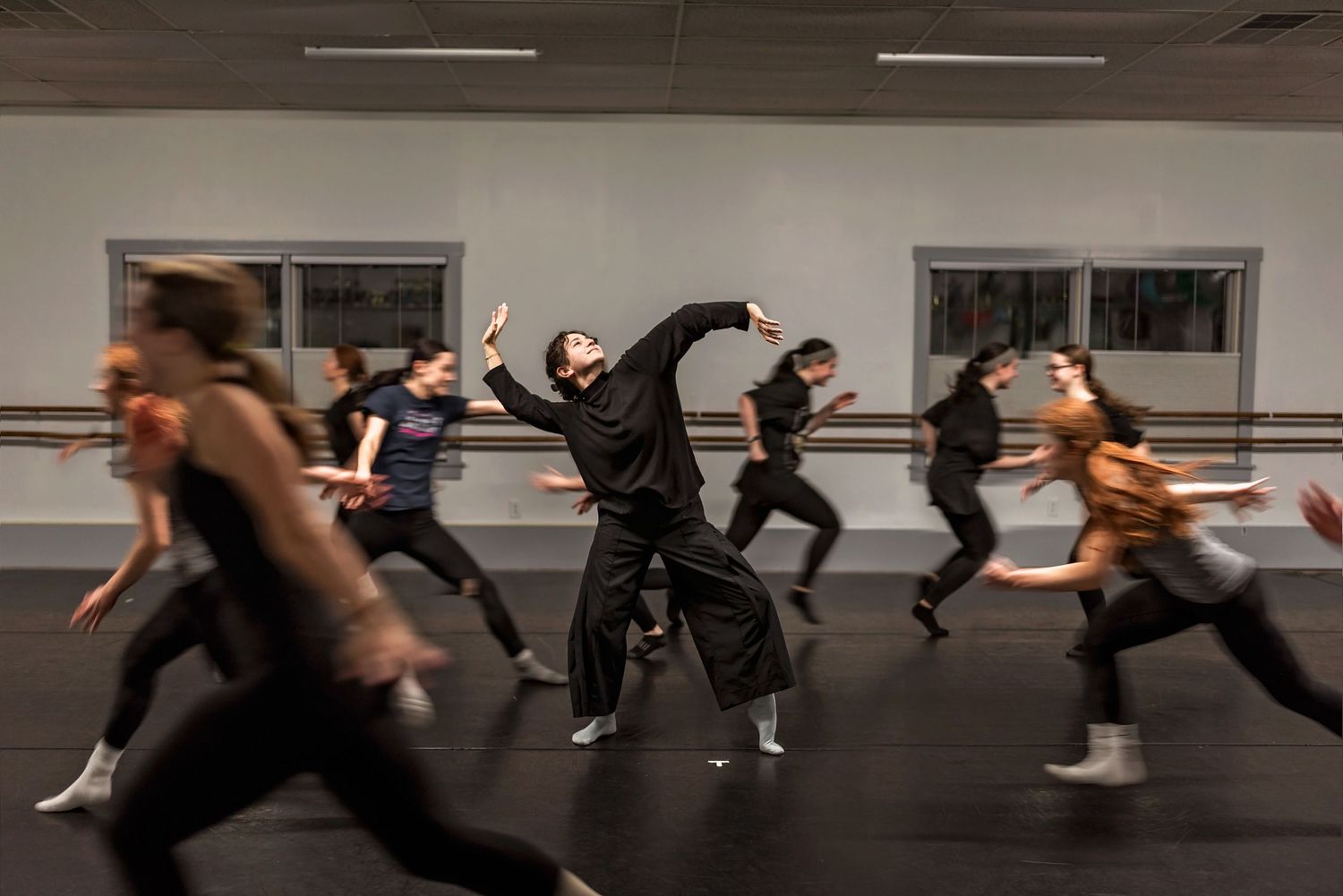 Kristen Leigh Photography Massachusetts portrait dance photographer branding session Betty Gundersen studio of dance