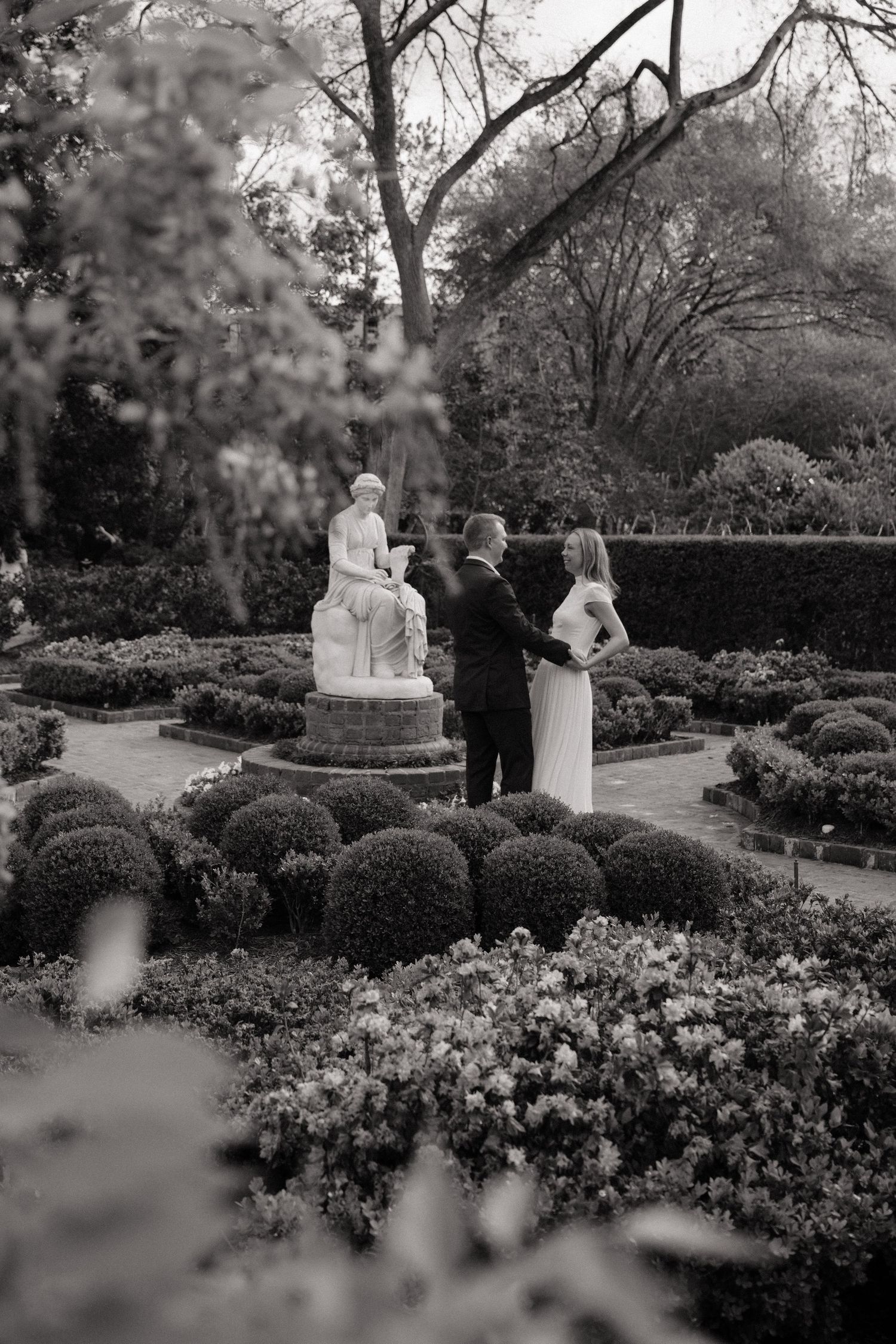 Romantic outdoor portrait session captured in natural light.