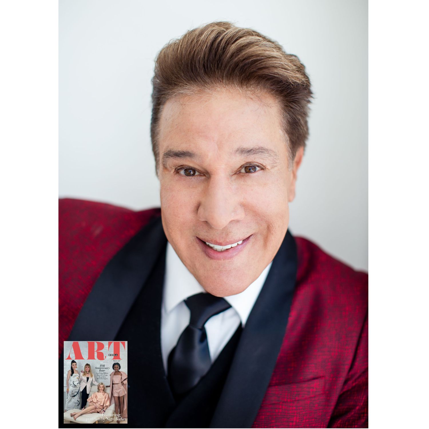 Portrait of a man. Photographed for Art Bodega Magazine. Summer 2023. 10th anniversary issue. 50 Most Beautiful in the Arts & Philanthropy.