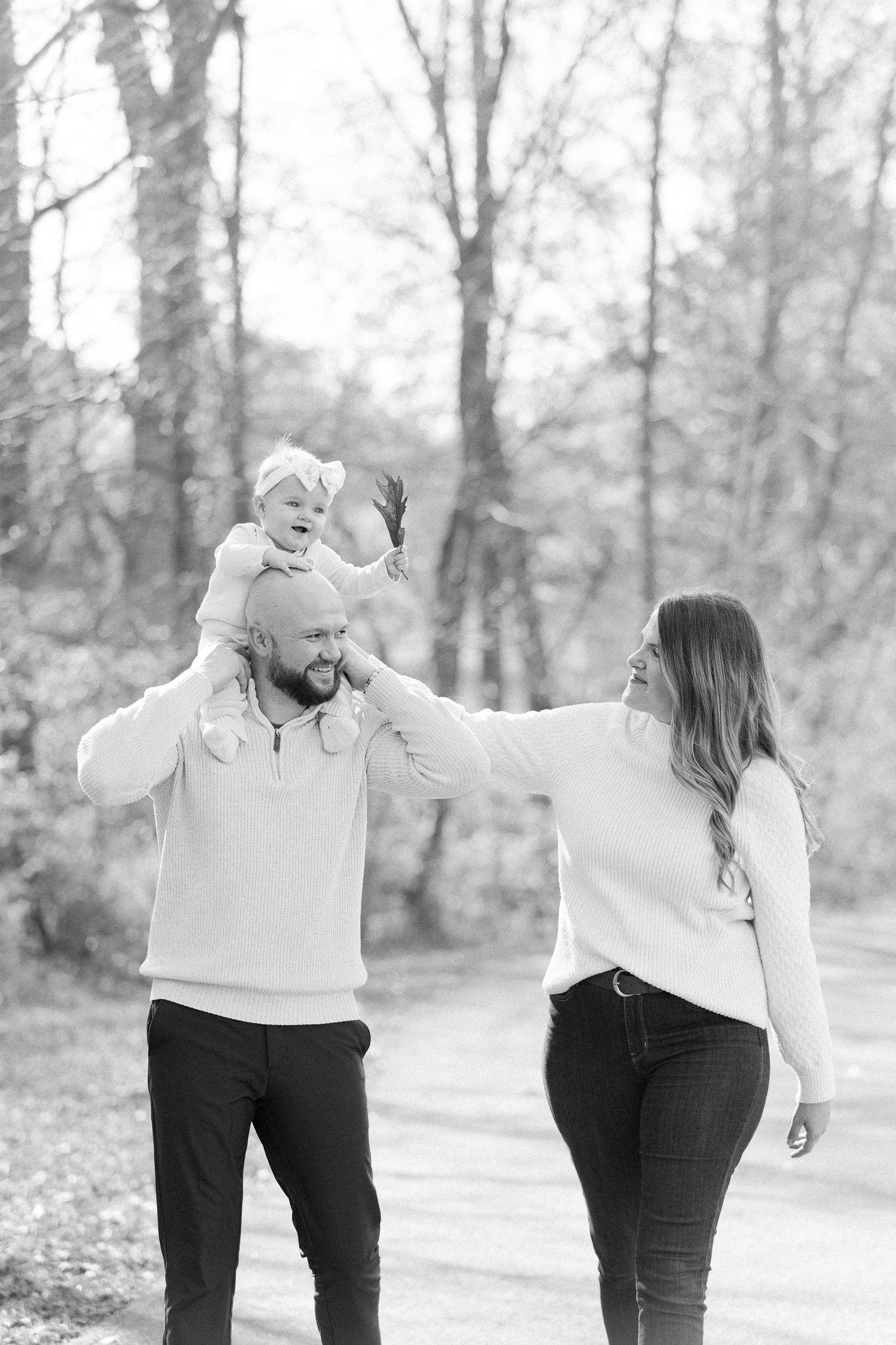 Young Couple with baby girl, Family Photos, St. Louis, Missouri