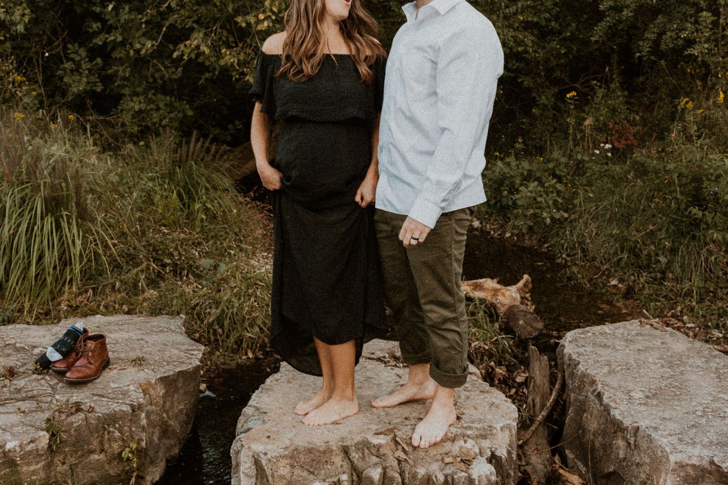 Young Couple outdoor family maternity photos, St. Louis, Missouri